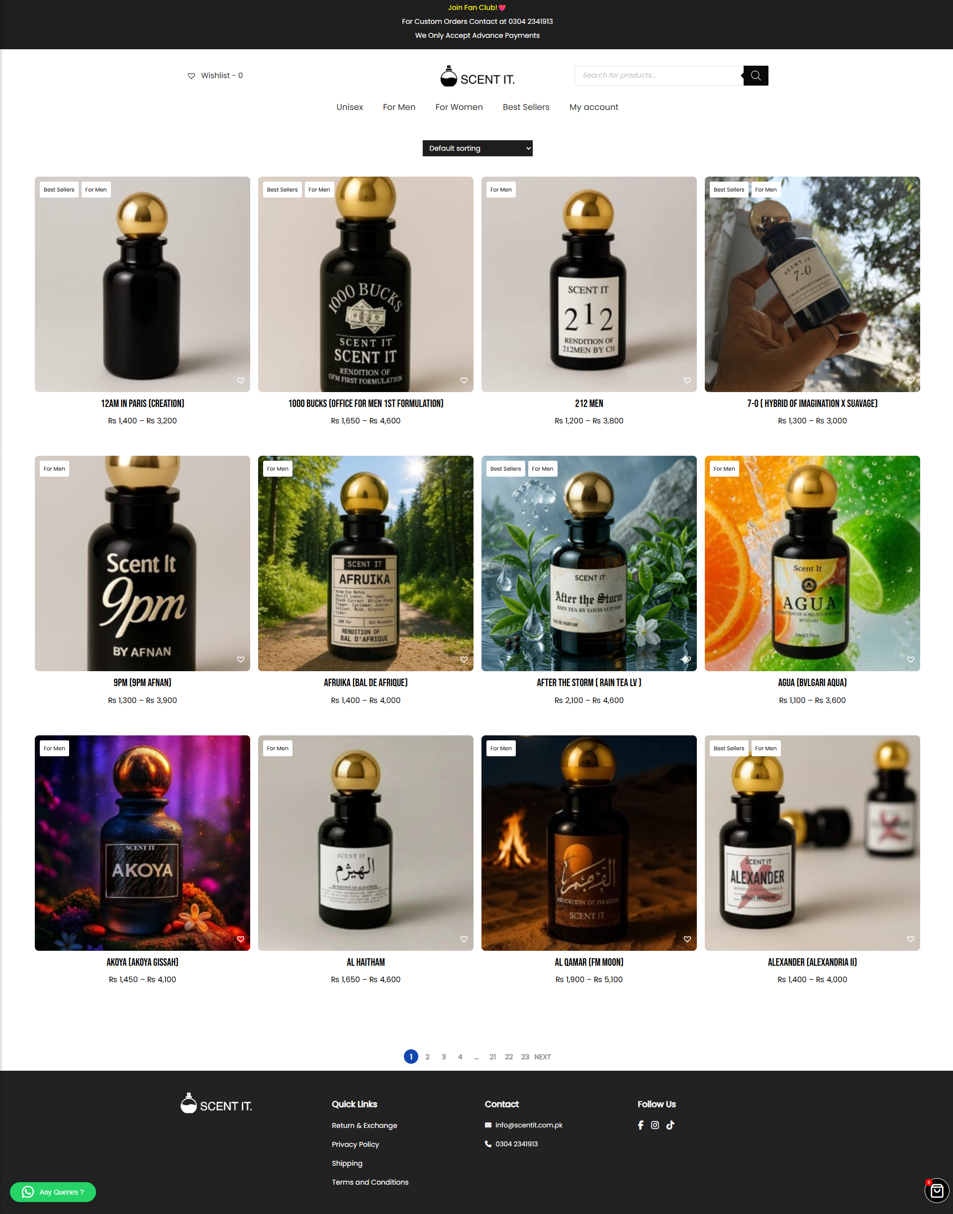 Scent It interface screenshot 1